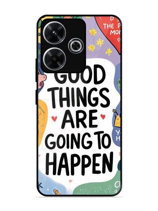 Uplifting Scribbles Glossy Soft Edge Case for Xiaomi Redmi 13 (5G)