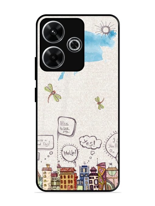 Doodle City Glossy Soft Edge Case for Xiaomi Redmi 13 (5G)