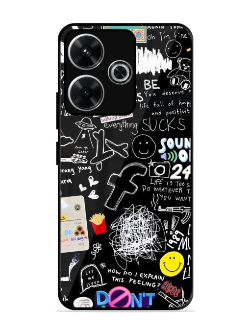 Doodle Diary Glossy Soft Edge Case for Xiaomi Redmi 13 (5G)