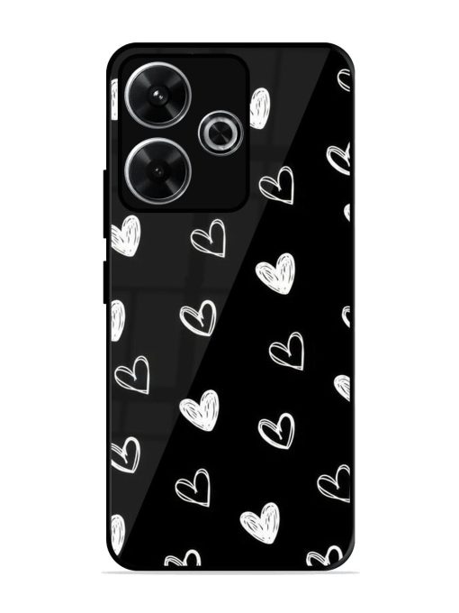 Scattered Hearts Glossy Soft Edge Case for Xiaomi Redmi 13 (5G)