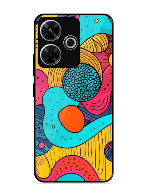 Psychedelic Patterns Glossy Soft Edge Case for Xiaomi Redmi 13 (5G)