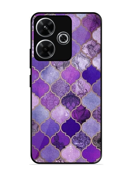 Purple Mosaic Magic Glossy Soft Edge Case for Xiaomi Redmi 13 (5G)