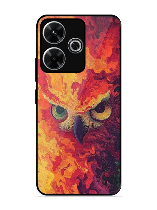 Fiery Owl Glossy Soft Edge Case for Xiaomi Redmi 13 (5G)