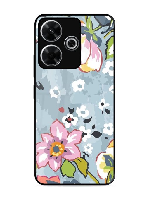 Floral Fantasy Glossy Soft Edge Case for Xiaomi Redmi 13 (5G)