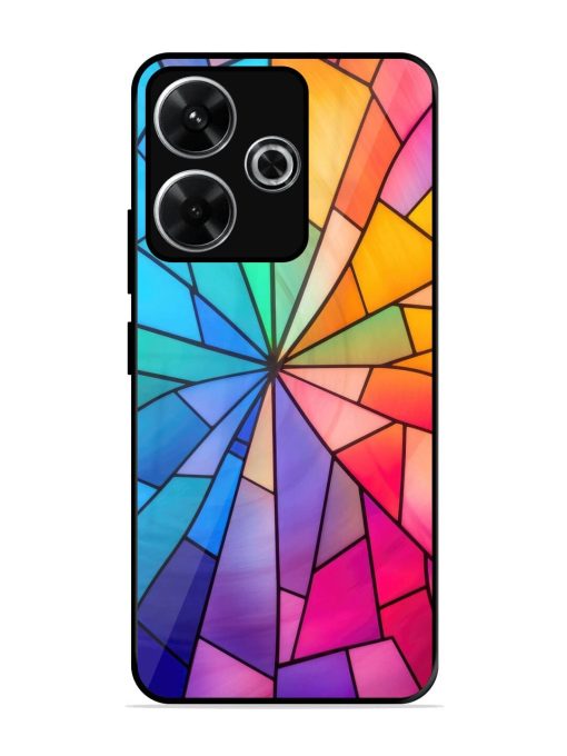 Stained Glass Kaleidoscope Of Colors Glossy Soft Edge Case for Xiaomi Redmi 13 (5G)