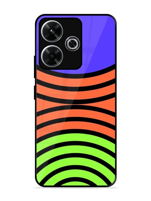 Psychedelic Stripe Symphony Glossy Soft Edge Case for Xiaomi Redmi 13 (5G)