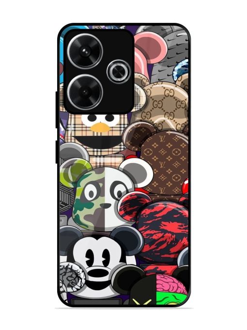 Streetwear Bearbrick Extravaganza Glossy Soft Edge Case for Xiaomi Redmi 13 (5G)