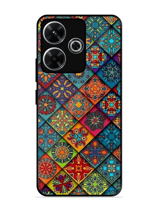 Patchwork Mandala Mosaic Glossy Soft Edge Case for Xiaomi Redmi 13 (5G)