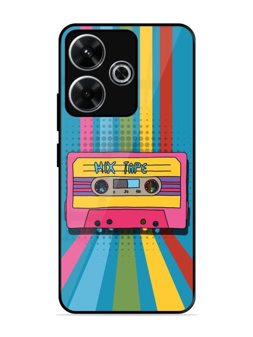 Retro Cassette Tapes Glossy Soft Edge Case for Xiaomi Redmi 13 (5G)