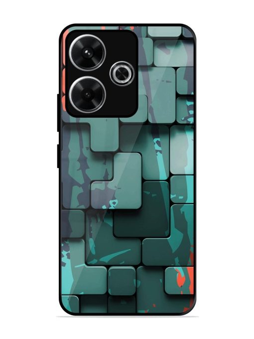 Abstract Geometric Mosaic Glossy Soft Edge Case for Xiaomi Redmi 13 (5G)