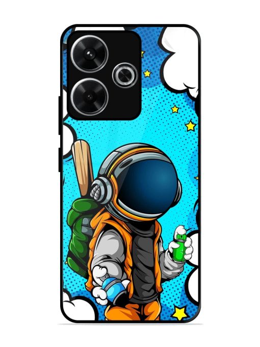 Space Graffiti Artist Glossy Soft Edge Case for Xiaomi Redmi 13 (5G)