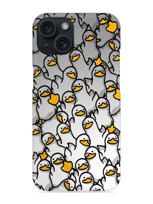 Pattern Of Cartoon Ducks. Snap Case