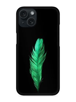 Green Feather Snap Case