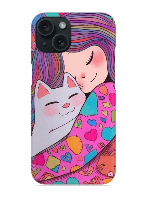 Gilr Love Cat View Snap Case