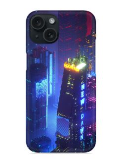 Cityscape At Night Snap Case