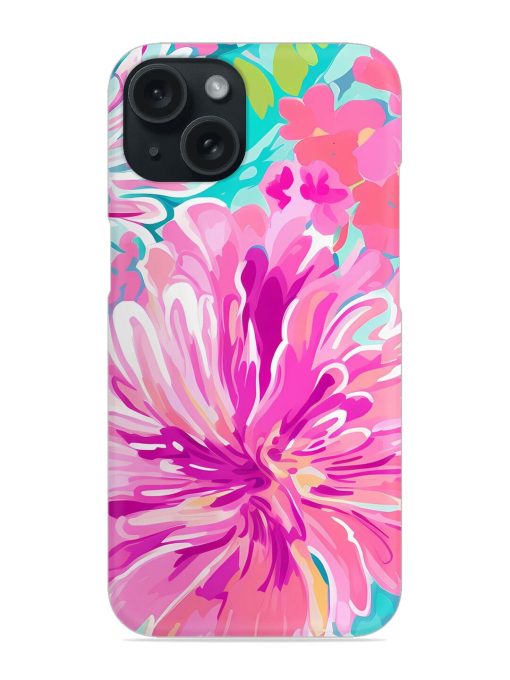 Colorful Floral Pattern Snap Case