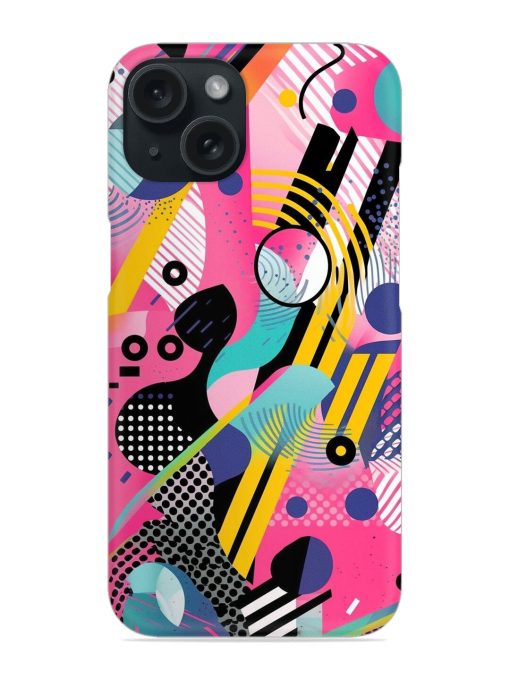 Colorful Floral Pattern Snap Case