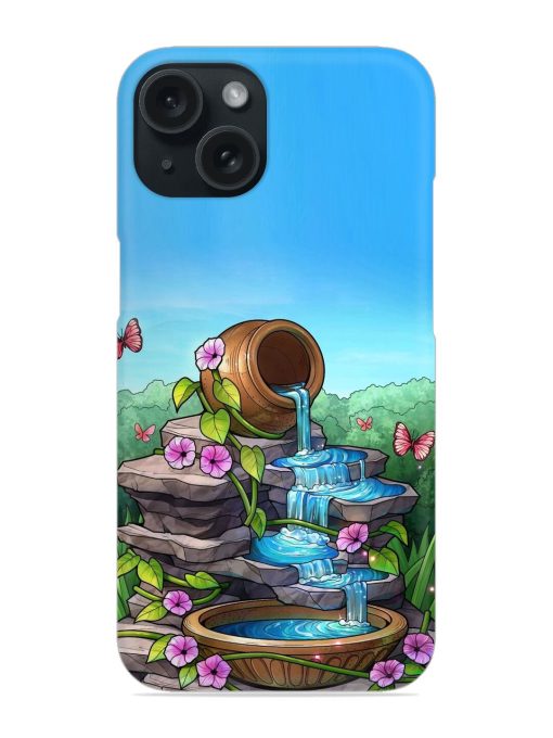 Water Fountain Surrounded By Nature Snap Case