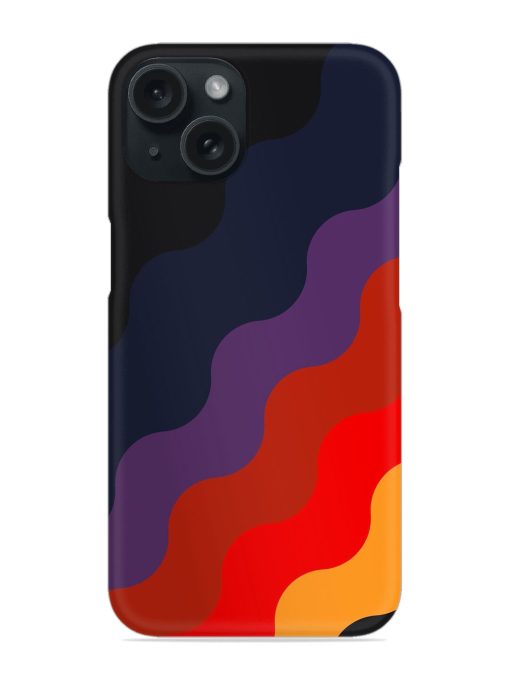 Colorful Waves Snap Case