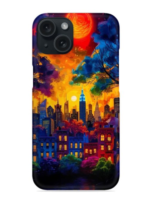 New York City Skyline At Sunset. Snap Case