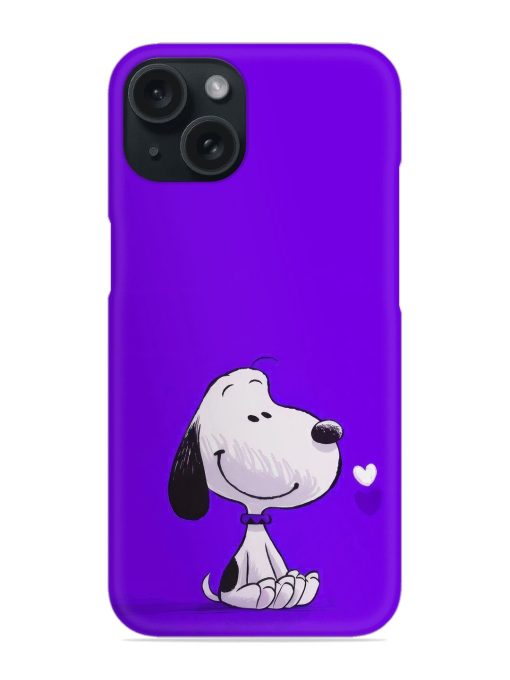 Snoopy Beloved Purple Background Snap Case