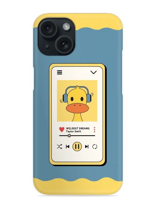 Duck Listening To Music On A Smartphone Snap Case