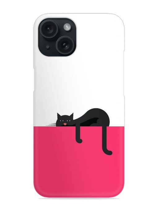 Black Cat Hanging Snap Case