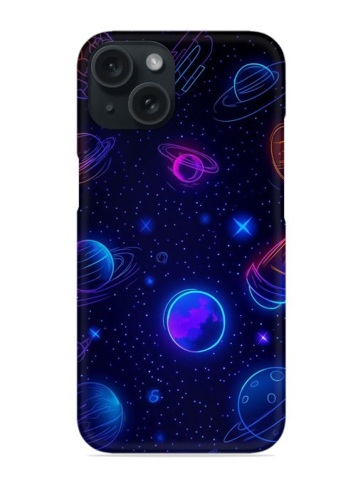 Neon Cosmos Snap Case