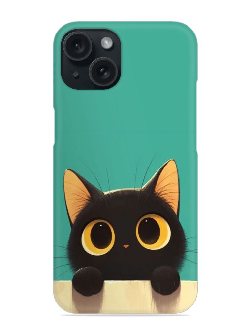 Cute Cartoon Black Cat Snap Case