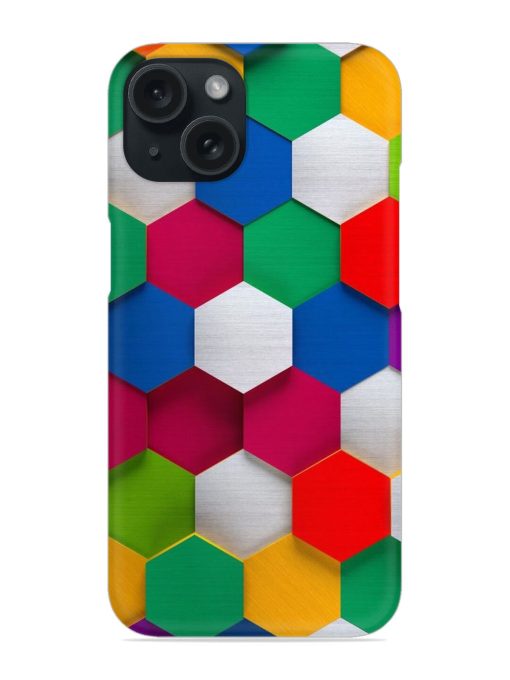 Colorful Hexagons Snap Case