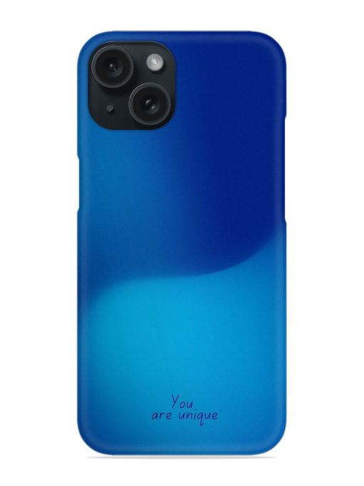 Gradient In Shades Of Blue Snap Case