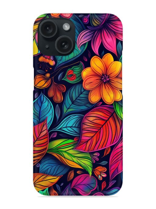 Rainbow Of Blooms Snap Case