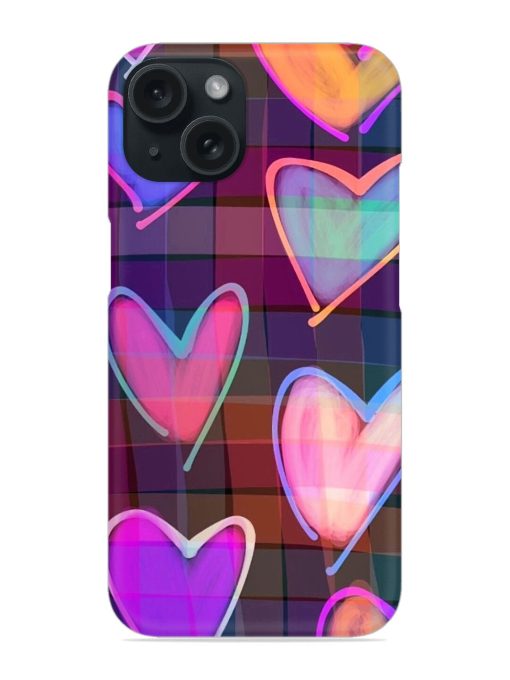 Neon Hearts Snap Case