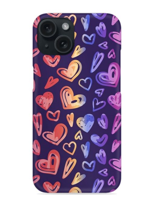 Rainbow Hearts Snap Case