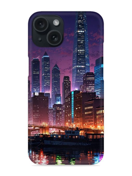 Neon Nightscape Snap Case