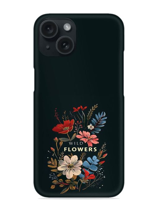 Dark Floral Snap Case