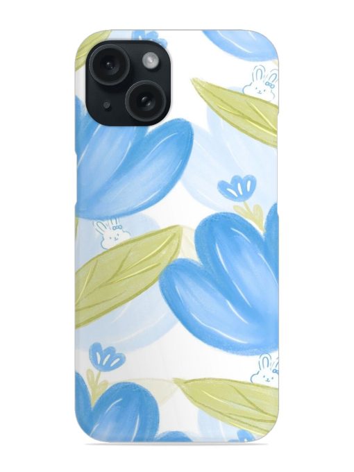 Bunny's Blue Garden Snap Case