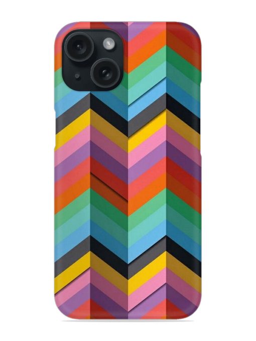 Colorful Zigzag Snap Case