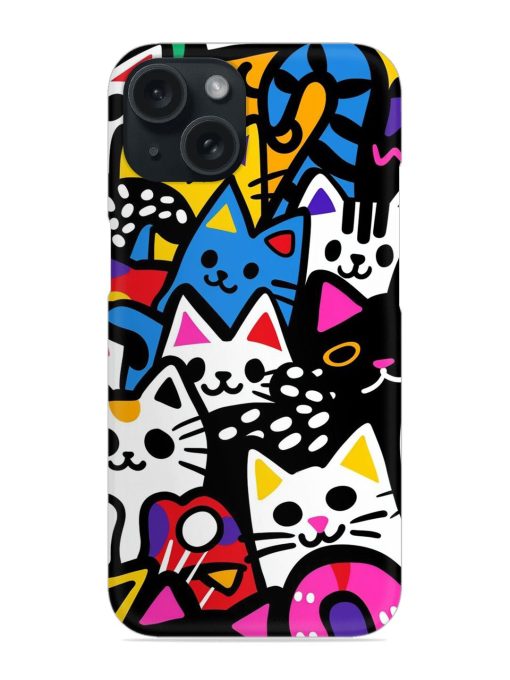 Colorful Cats Snap Case