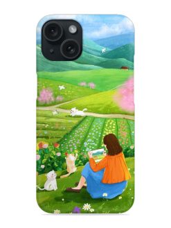 Cute Girl House Painting Snap Case