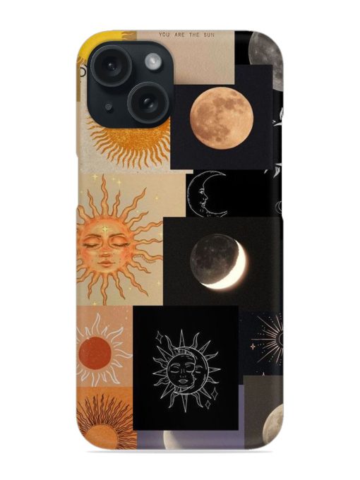 Sun And Moon Illustrations Snap Case