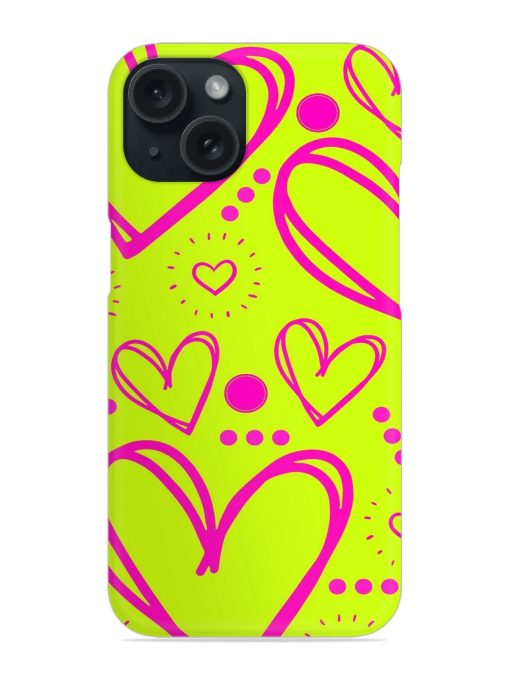 Pink Hearts Snap Case