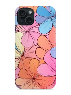 Cheerful Floral Pattern Snap Case