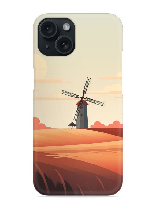 Windmill As The Central Focus Snap Case