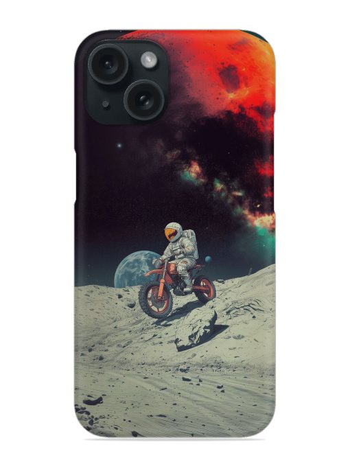 Astronaut Riding A Motorcycle Snap Case