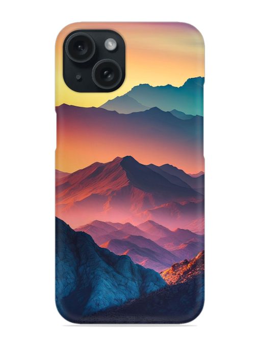 Golden Hour Mountains Snap Case