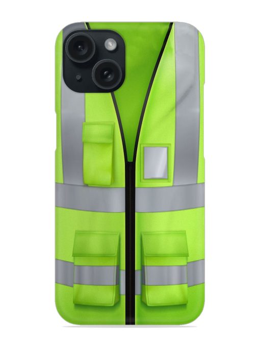 Construction Workers Safety Vest. Snap Case