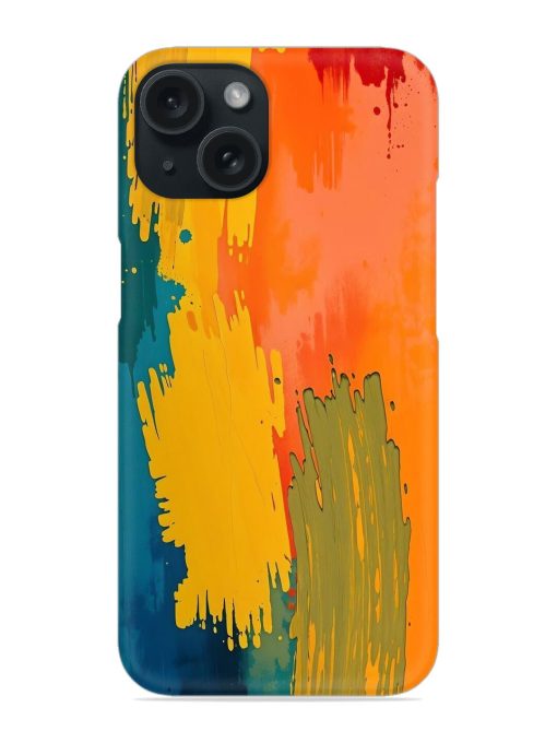 Abstract Painting With Bold Colors Snap Case