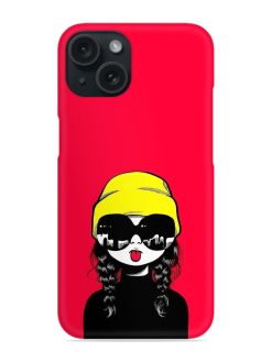 Girl With Yellow Beanie And Sunglasses Snap Case