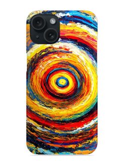 Abstract Painting With A Central Focus Snap Case